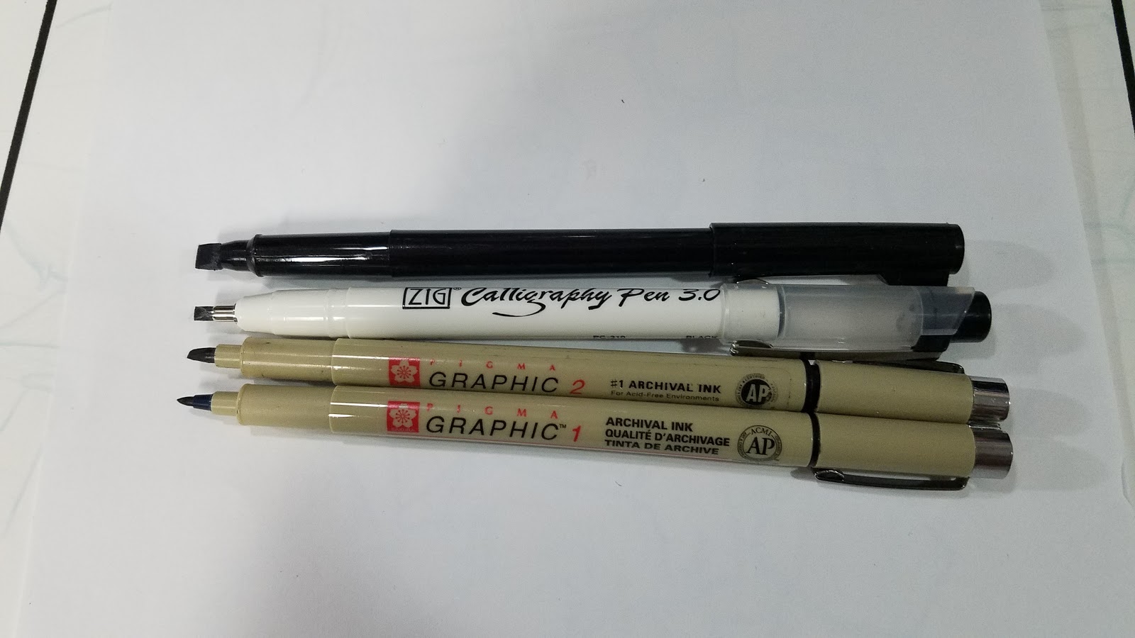Using Calligraphy Pens for Inking Borders: Intro to Comic Craft