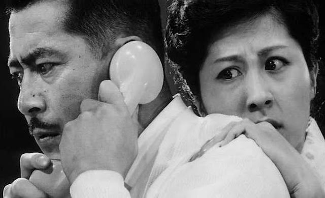Toshiro Mifune in High and Low, Telephone Scene, Poster, Akira Kurosawa film