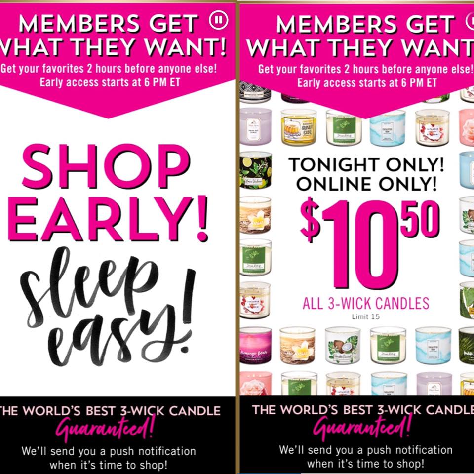 Life Inside the Page Bath & Body Works Member Rewards App Flash