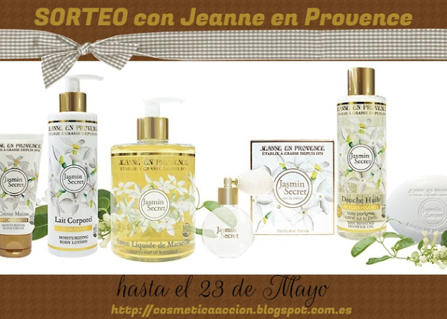 La Ganadora del Sorteo de un lote de productos de la gama ?Jasmin Secret? de JEANNE EN PROVENCE