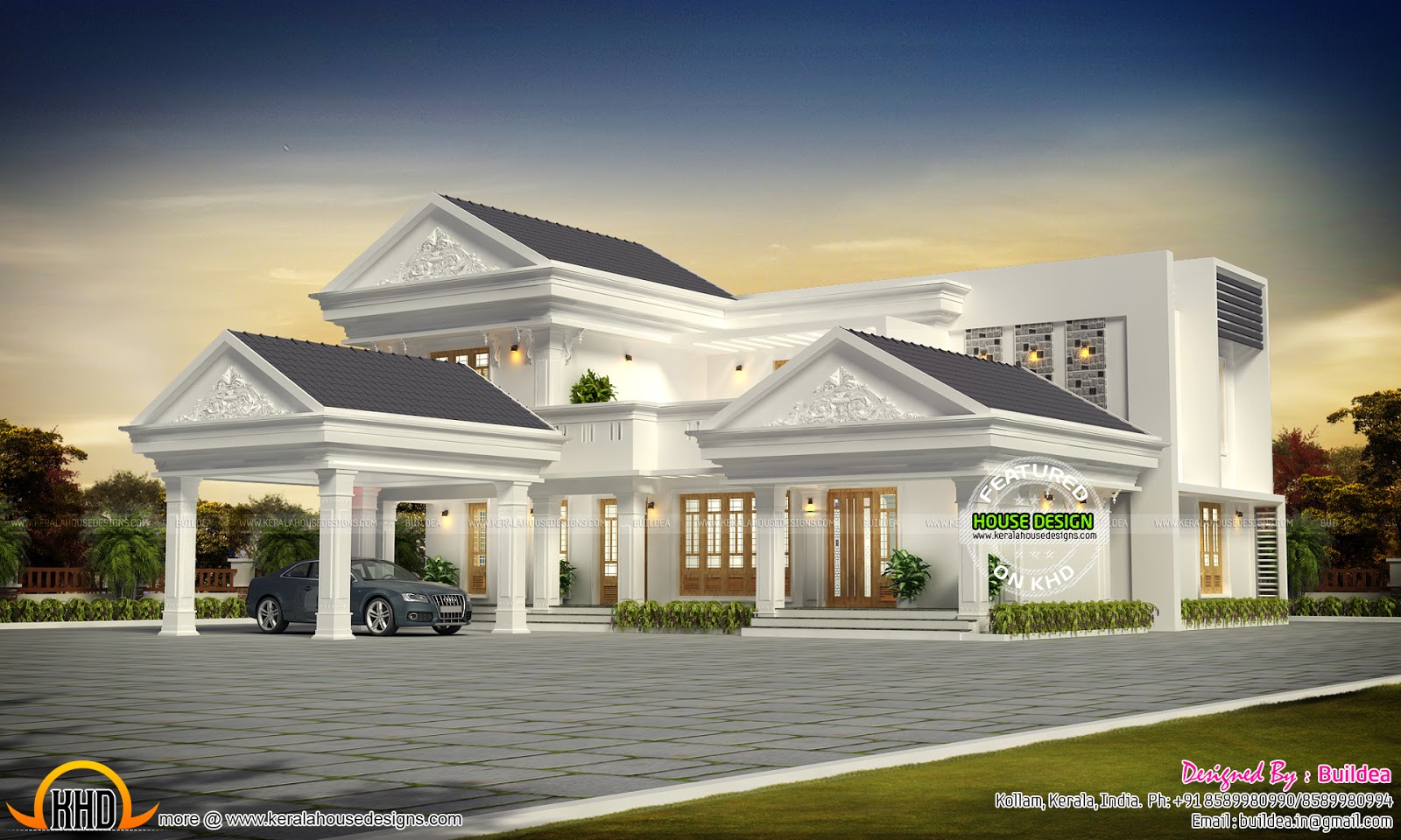 Interior Bungalow Designs 3000 Sq Ft In India Plan 2 Story House