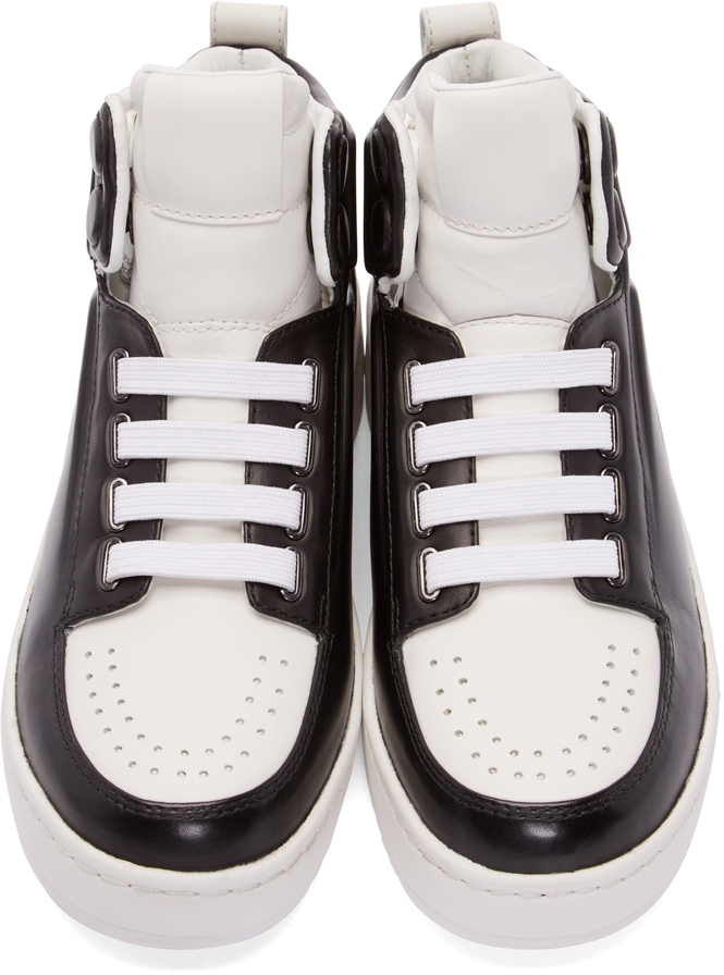 Black & White Mash: 3.1 Phillip Lim PL31 High-Top Sneakers | SHOEOGRAPHY