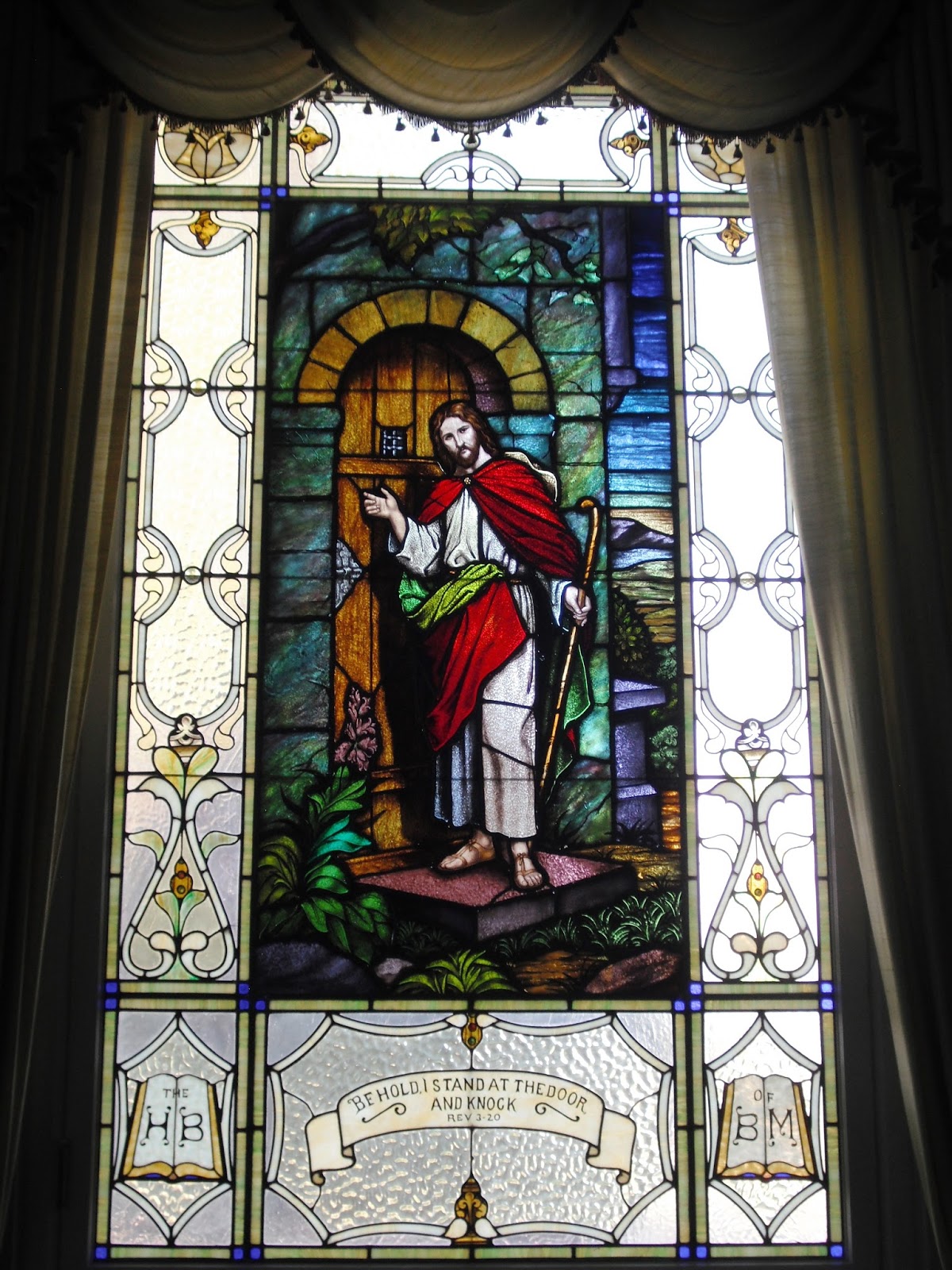 Historic LDS Architecture Weston Ward Stained Glass Window