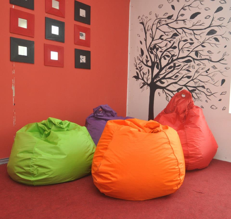 pants of destiny Yellow Bean Bag Chair