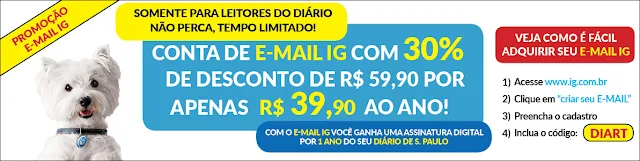 Promoção E-Mail iG Diário de S. Paulo