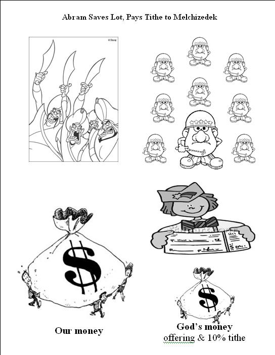abram rescues lot coloring pages - photo #12