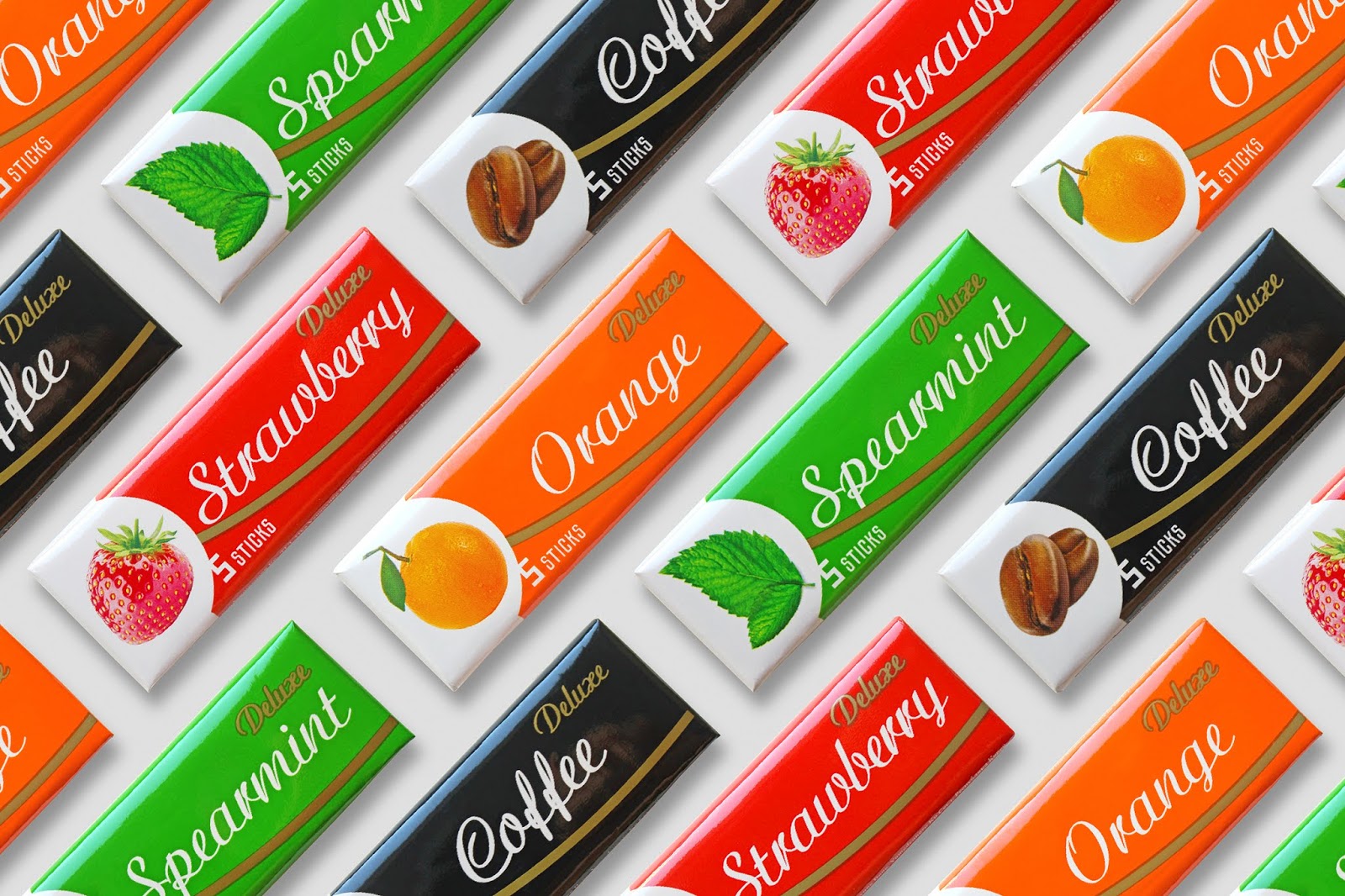 Deluxe Chewing Gum Packaging Of The World