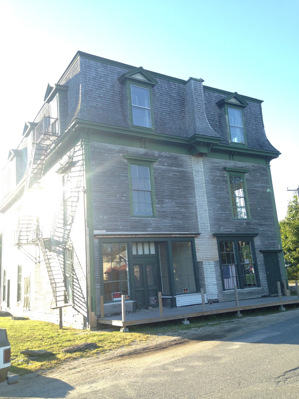 autoliterate The Oddfellows Hall, Brooklin, Maine