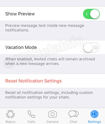 whatsapp modo vacaciones desactivar notificaciones