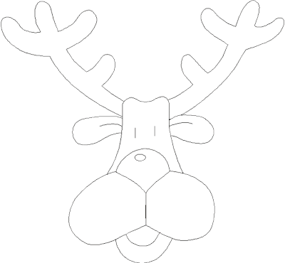 Rudolph Reindeer Coloring Pages 