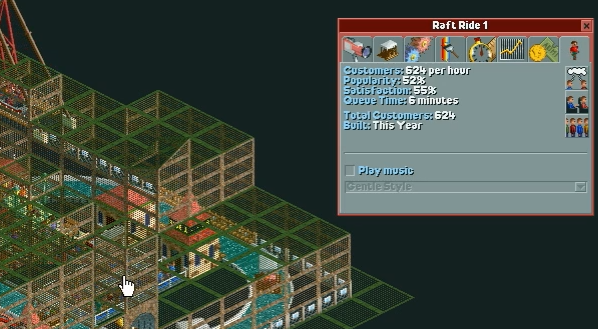 (스압주의) 롤러코스터 타이쿤 장인 - 킹무성