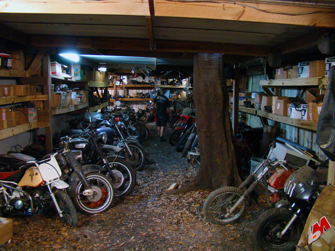 stan keyes from cyco cycle at his home garage - bikerMetric