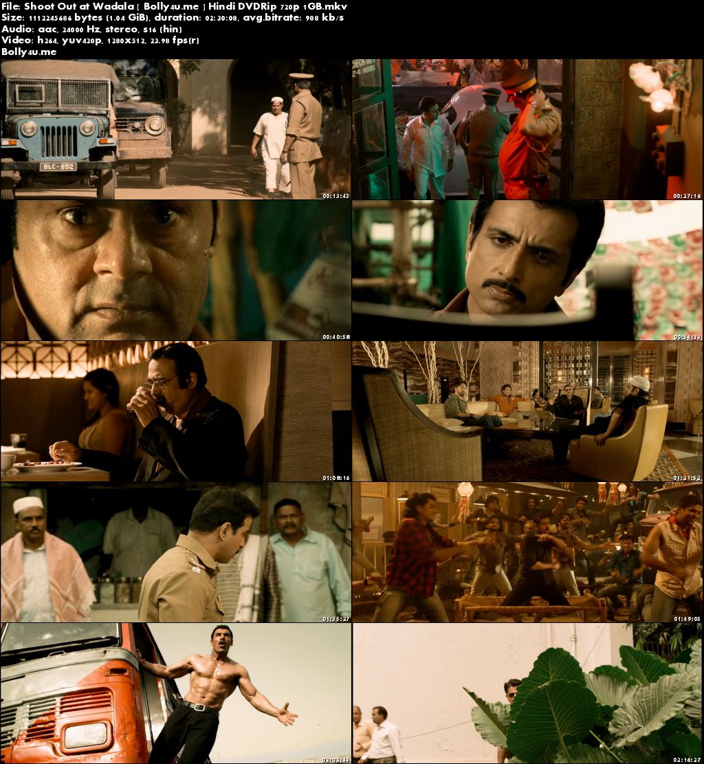 Shootout at Wadala 2013 DVDRip 400MB Full Hindi Movie Download 480p