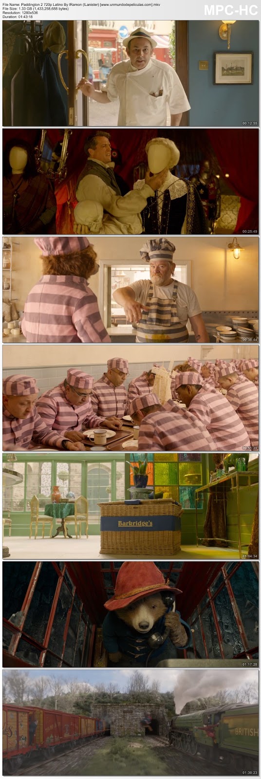 Capturas de la película.