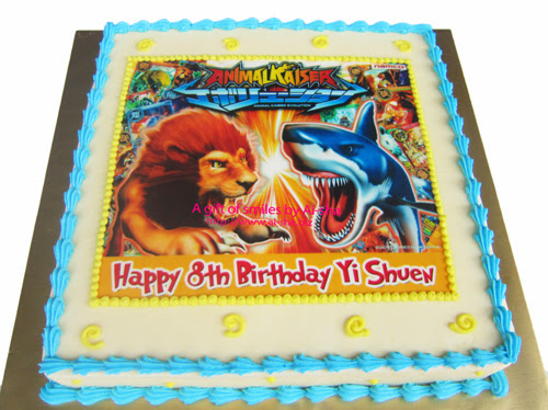 Birthday Cake Edible Image Animal Kaiser  Ai-sha Puchong Jaya