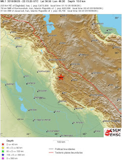 Cutremur puternic cu magnitudinea de 6,1 grade in Vestul Iranului