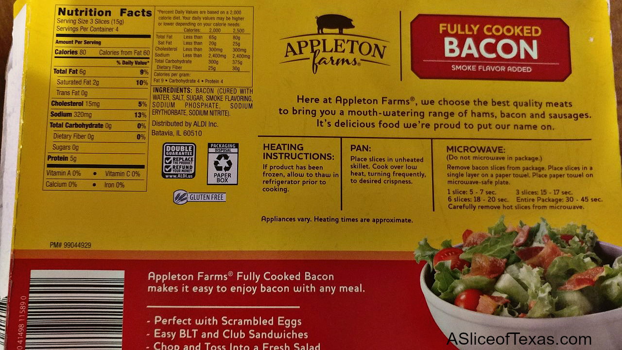 A Slice of Texas blog NONREFRIGERATED BACON FOR FOOD STORAGE