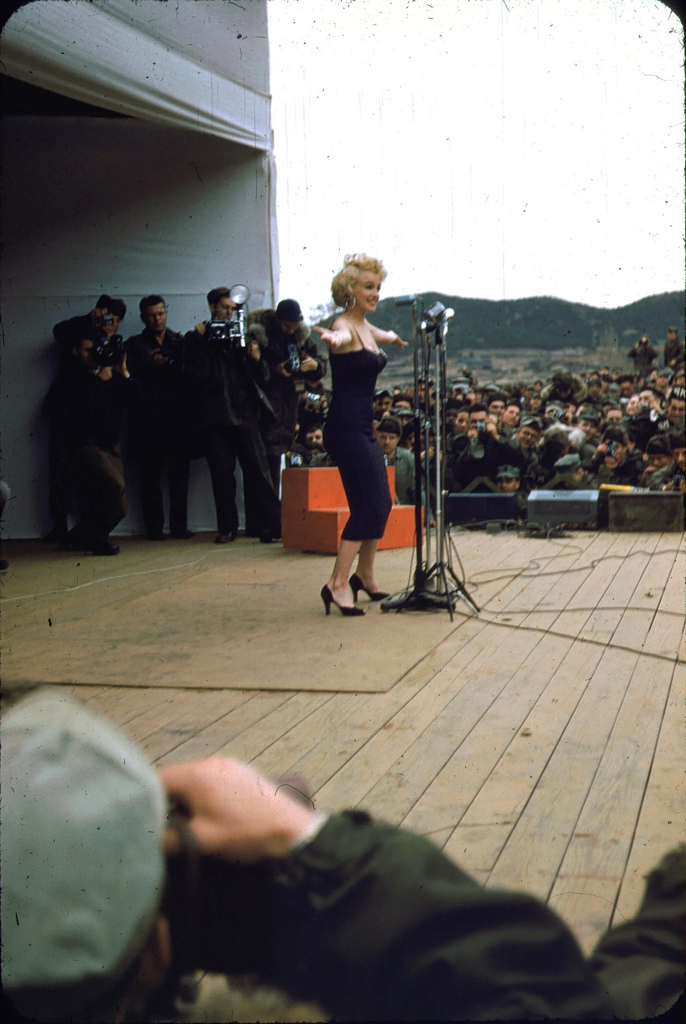 Marilyn Monroe in Korea, 1954 ~ vintage everyday
