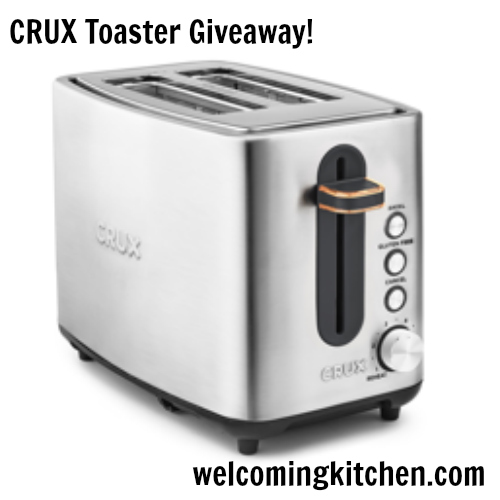Welcoming Kitchen CRUX Toaster Giveaway