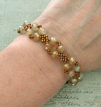 3 Easy and Elegant Beaded Pearl Bracelet Tutorials by Sonysree Creations /  The Beading Gem