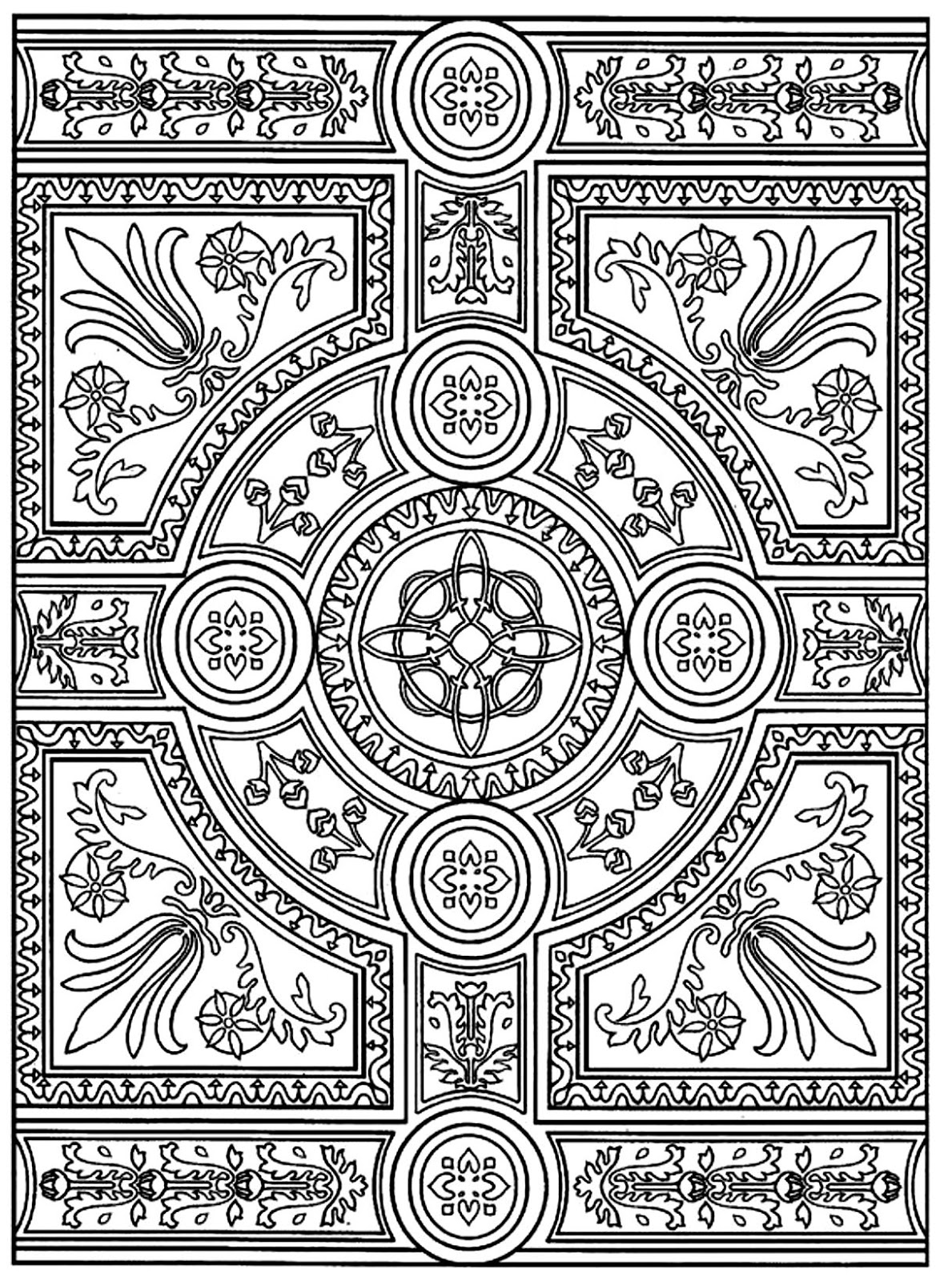 Free zen coloring pages for adults to download