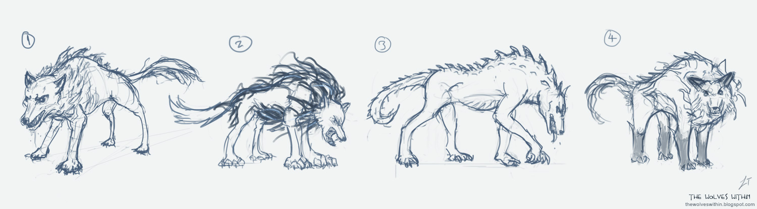 The Wolves Within: Initial Environment/Character Designs
