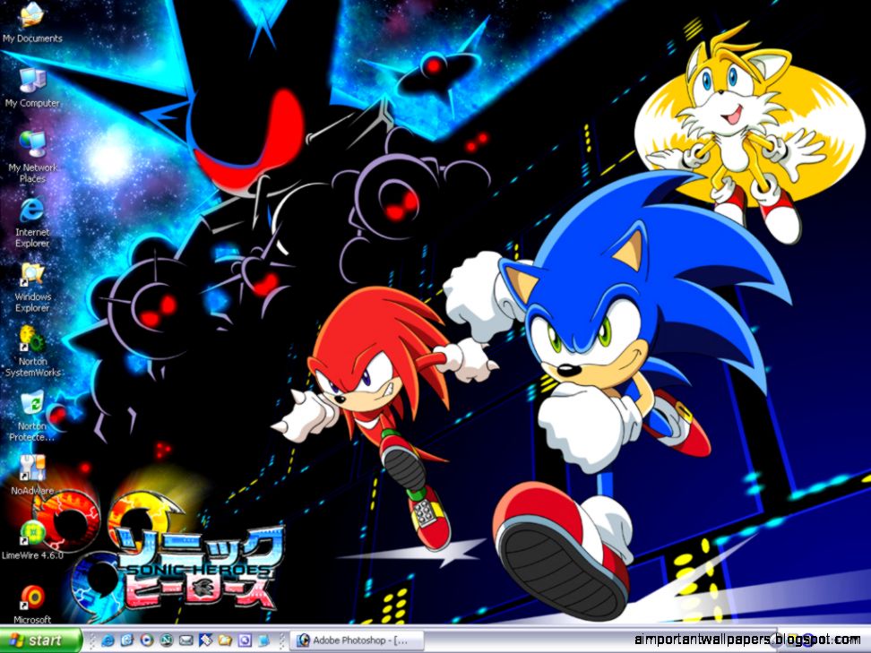 My SONIC HEROES Desktop by CaptRicoSakara on DeviantArt