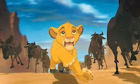 Hyena stampede The Lion King 1994 animatedfilmreviews.filminspector.com
