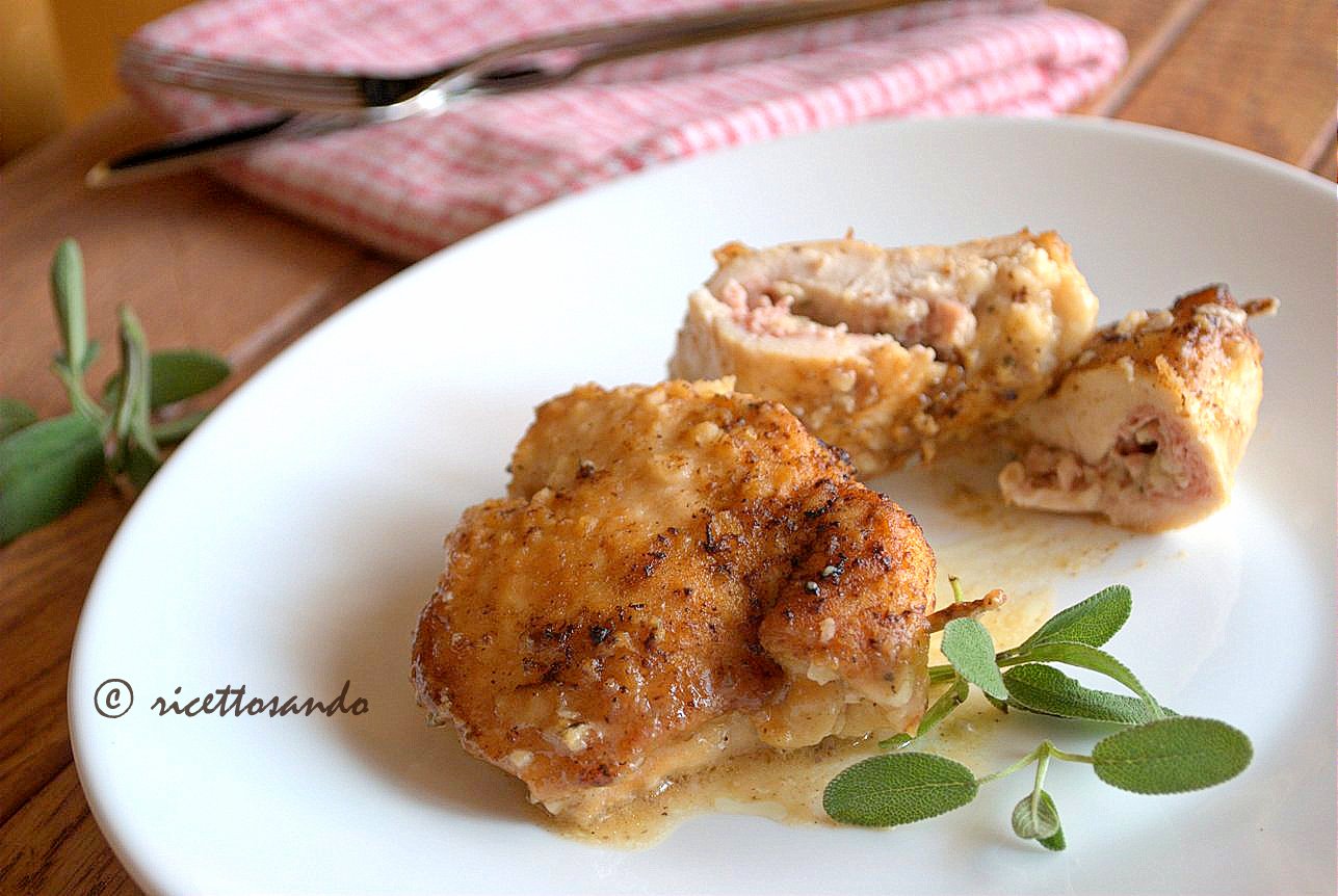 Ricettosando ricette di cucina Saccottini di pollo allo zola