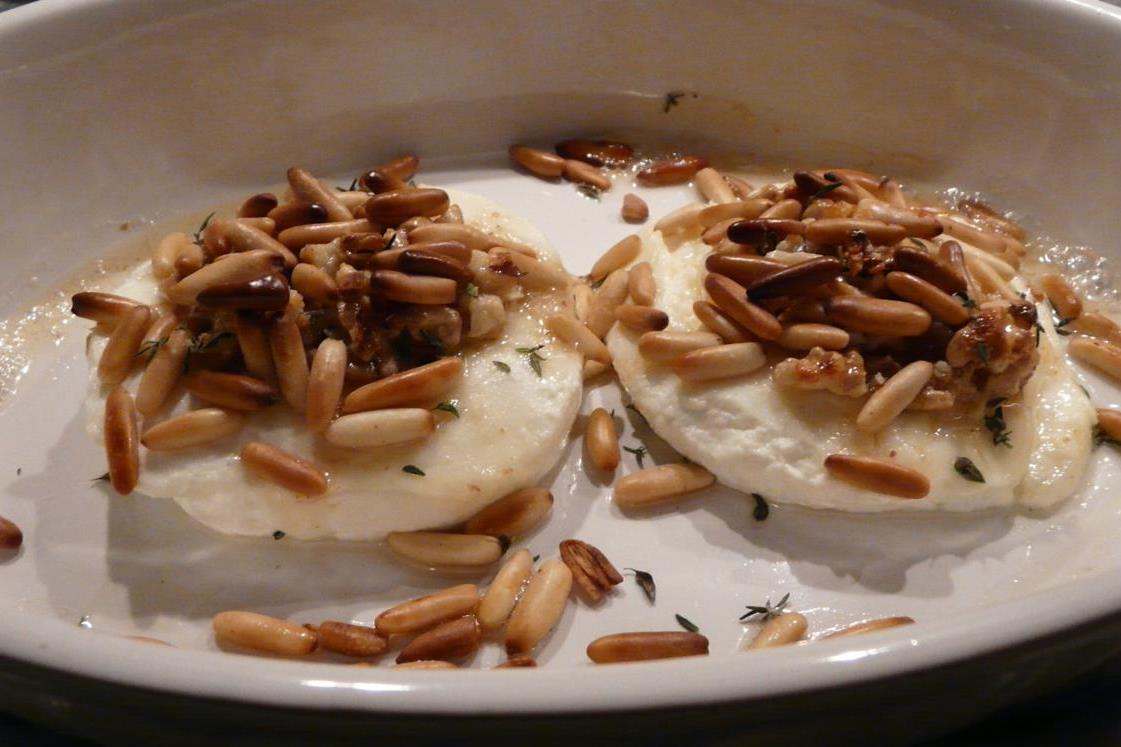 Kulinarische Welten zu Fisch- und Meeresfrucht: Rezept: Ziegenkäse mit ... Kulinarische Welten zu Fisch- und Meeresfrucht: Rezept: Ziegenkäse mit ...