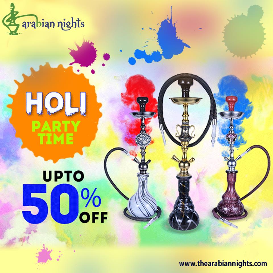Online Hookah Store India Arabian Nights Holi Special Deals on