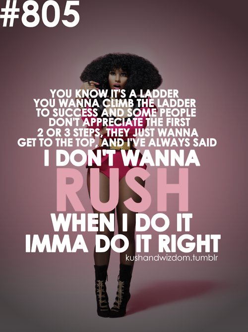 Nicki Minaj is quotable .