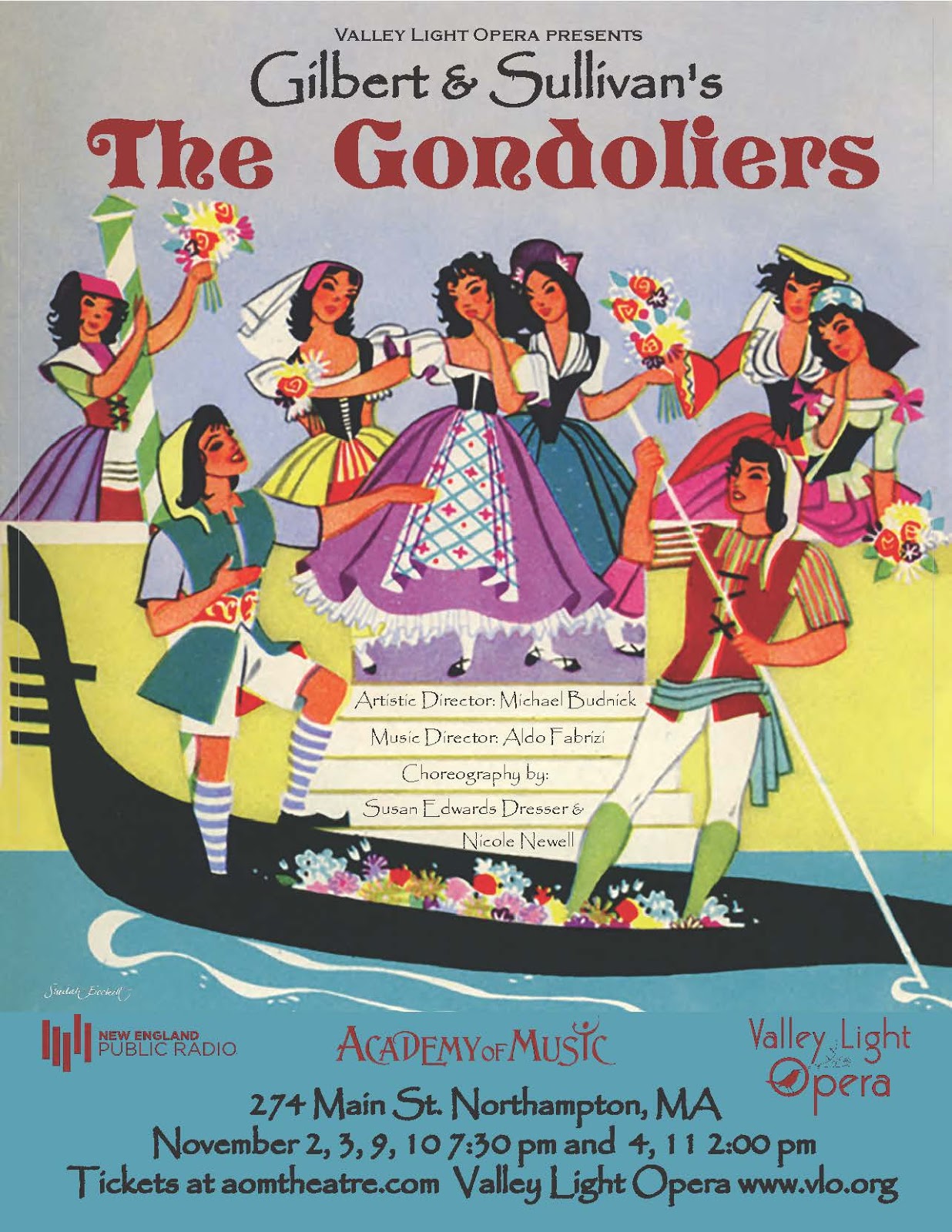 Valley Light Opera presents Gilbert and Sullivan's The Gondoliers