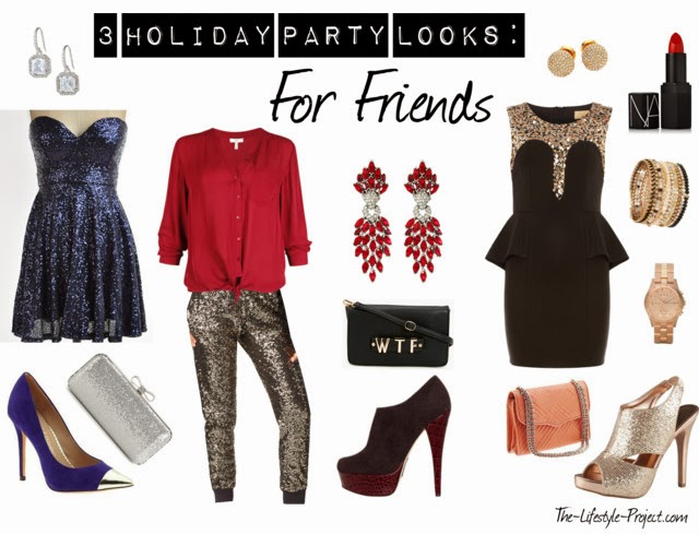 Sequins holiday looks party outfits