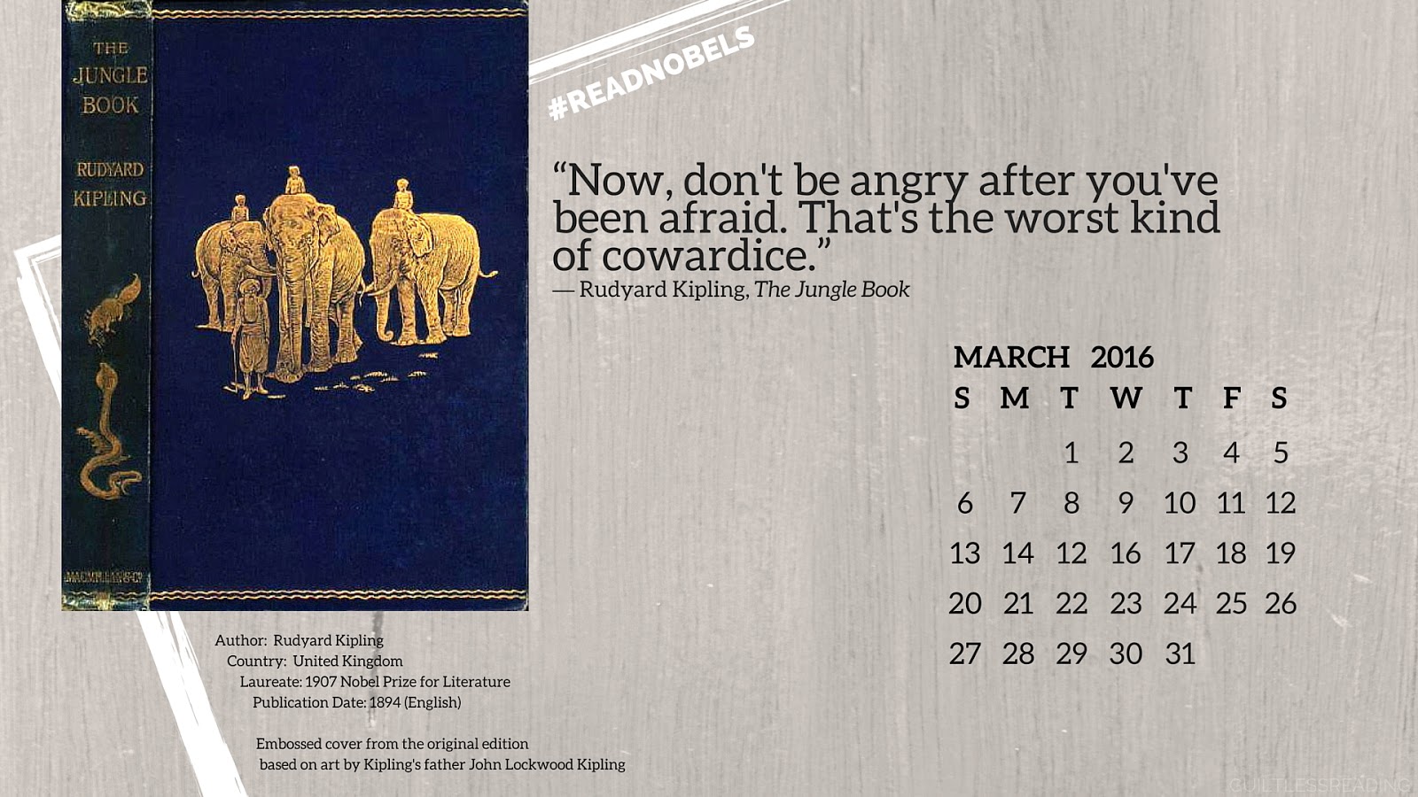 Download Readnobels Wallpaper For March Get Some Rudyard Kipling