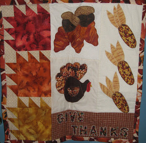 Thanksgiving door quilt