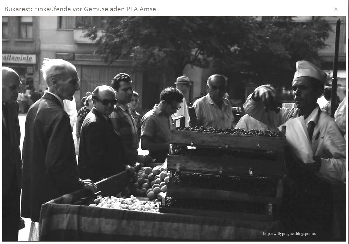 Willy Pragher Toamna în Piața Amzei