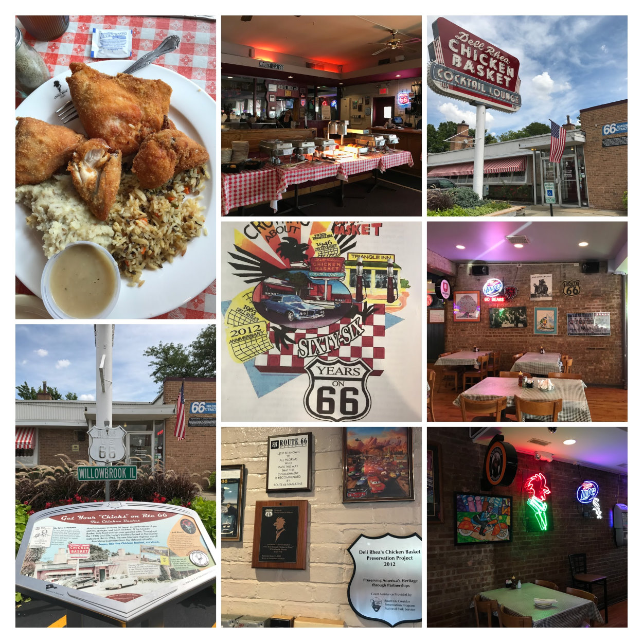 Route 66 Travelers (deutsch) Dell Rhea's Chicken Basket in Willowbrook, IL