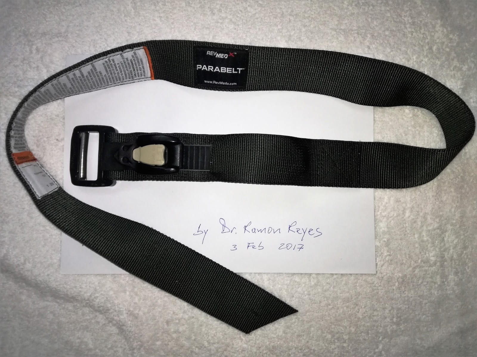 EMS SOLUTIONS INTERNATIONAL RevMedx PARABELT® Tourniquet Belt