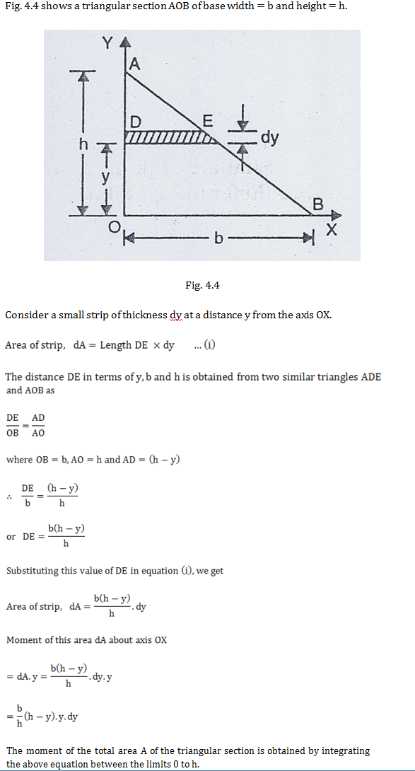 Engineering Mechanics Centroid of an area elements in mechanics