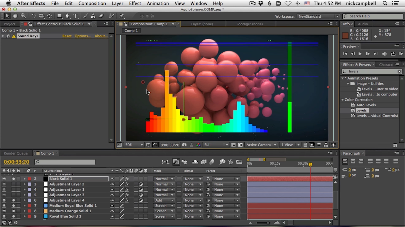 Animating With Music In C4D Using The MoGraph Sound Effector CG TUTORIAL