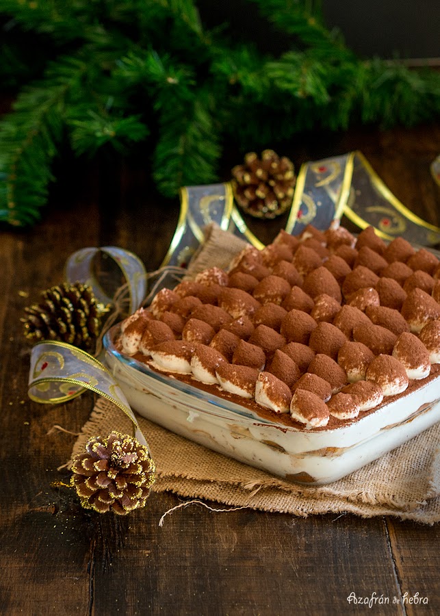 Tiramisú de turrón