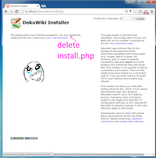 Install DokuWiki on windows ( XAMPP + php7 ) tutorial 8