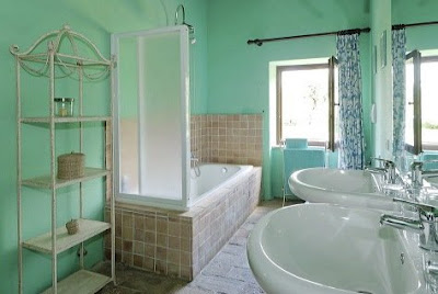 Decoración de interiores: DECORA EL BAÑO EN VERDE
