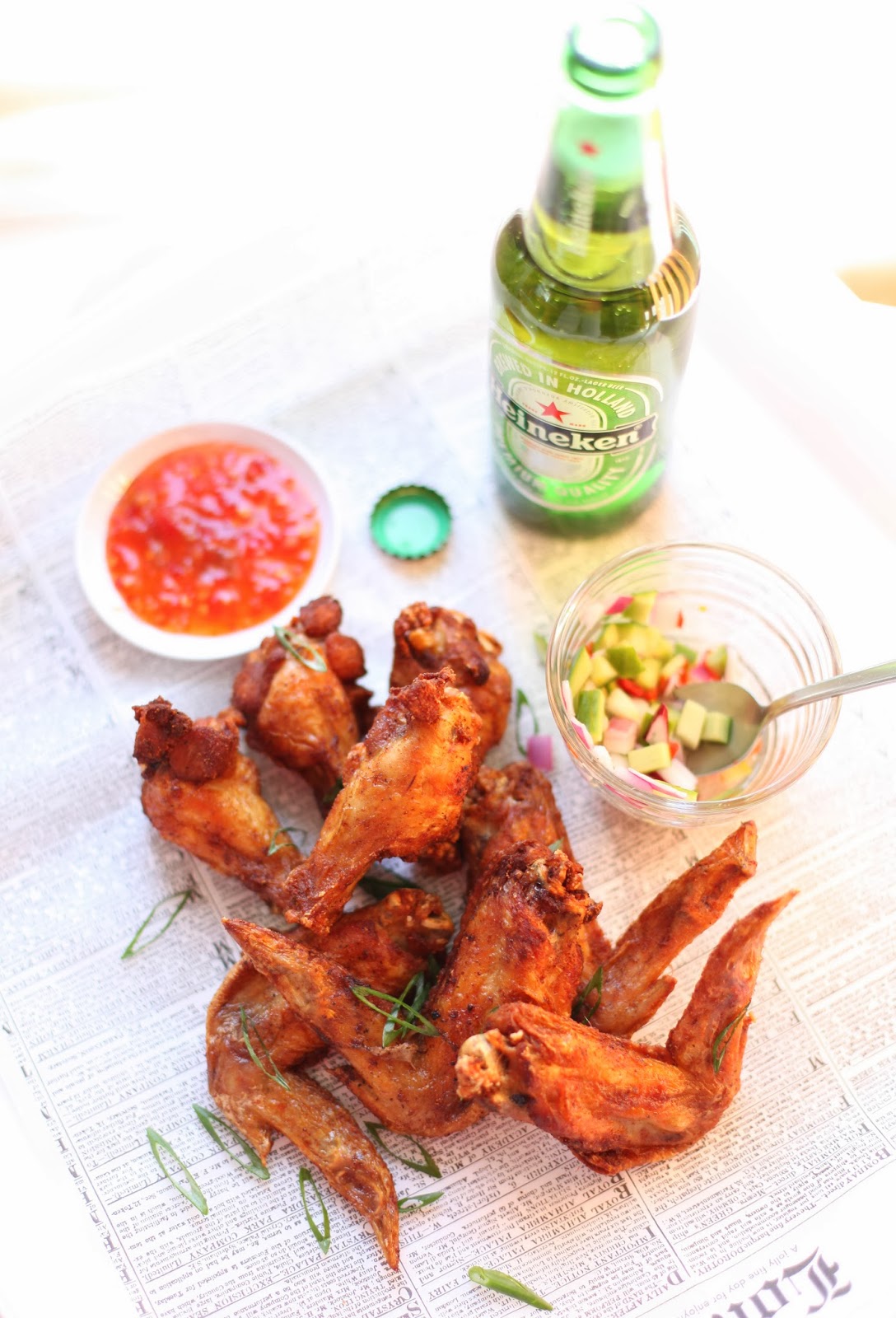 Chandara Creative: Deep-Fried Chicken Wings with Thai Pickled Cucumber