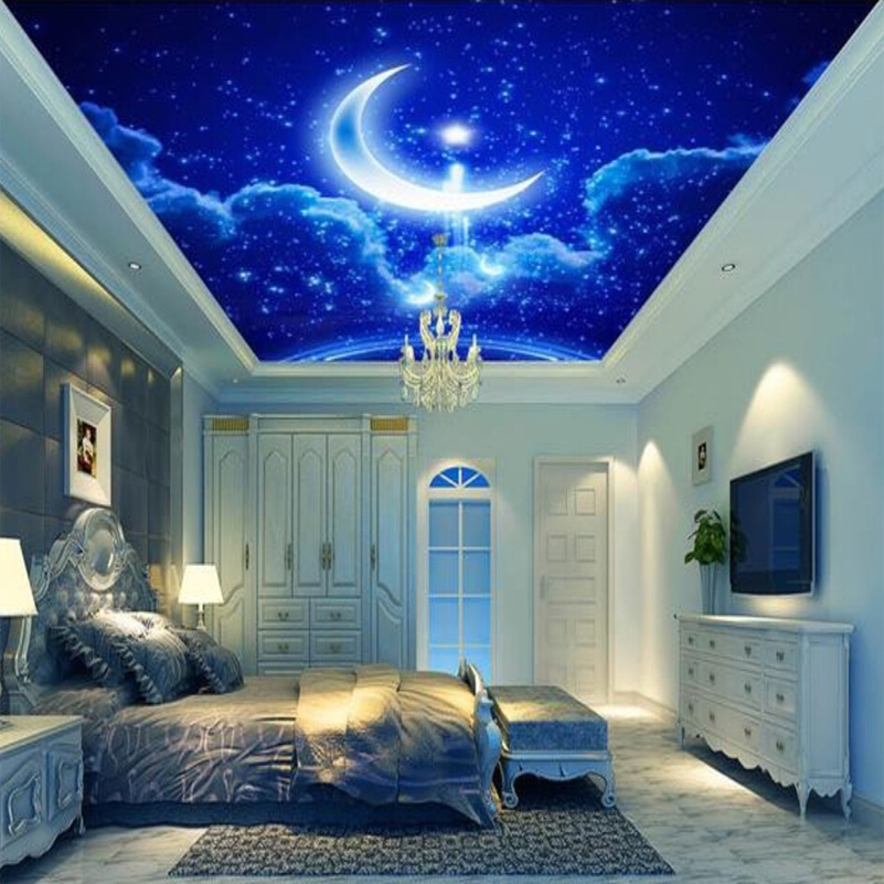 Glow in the dark wallpaper for walls, glowing wall murals