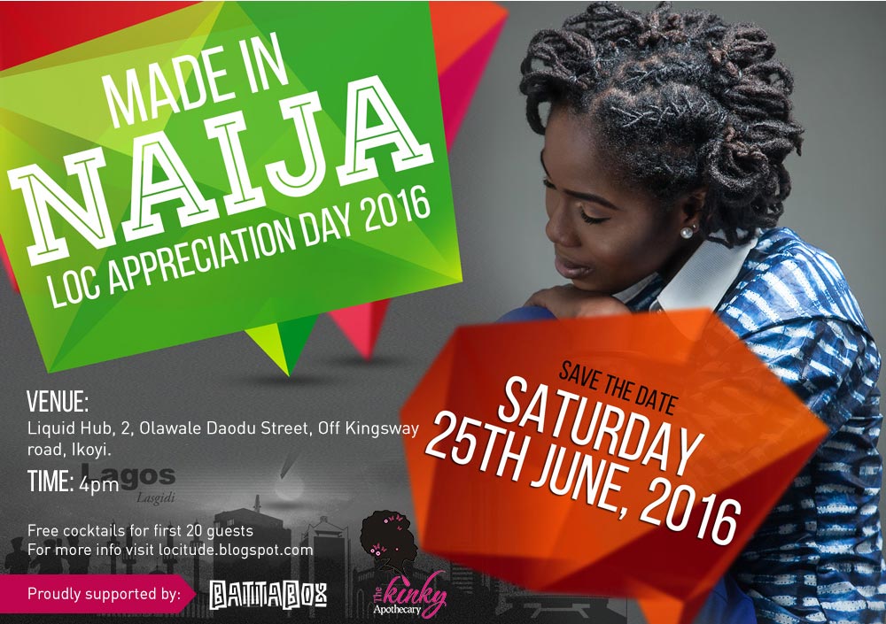 Loc Appreciation Day Lagos, 2016 Save the Date 25th June 2016