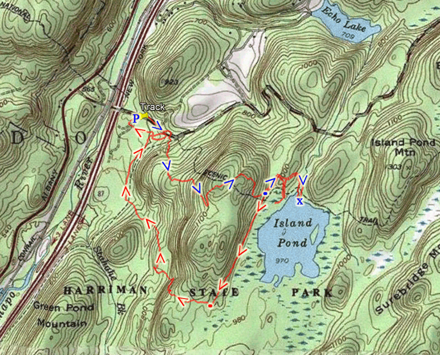 Harriman Hiker Harriman State - 2013 1013 Appalachian Trail To Island Pond
