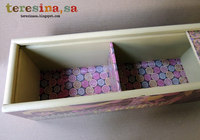 Reciclando cajas de vino