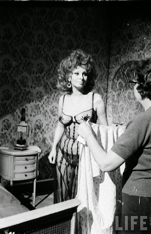 Sophia Loren in the Movie Marriage Italian Style - 1964